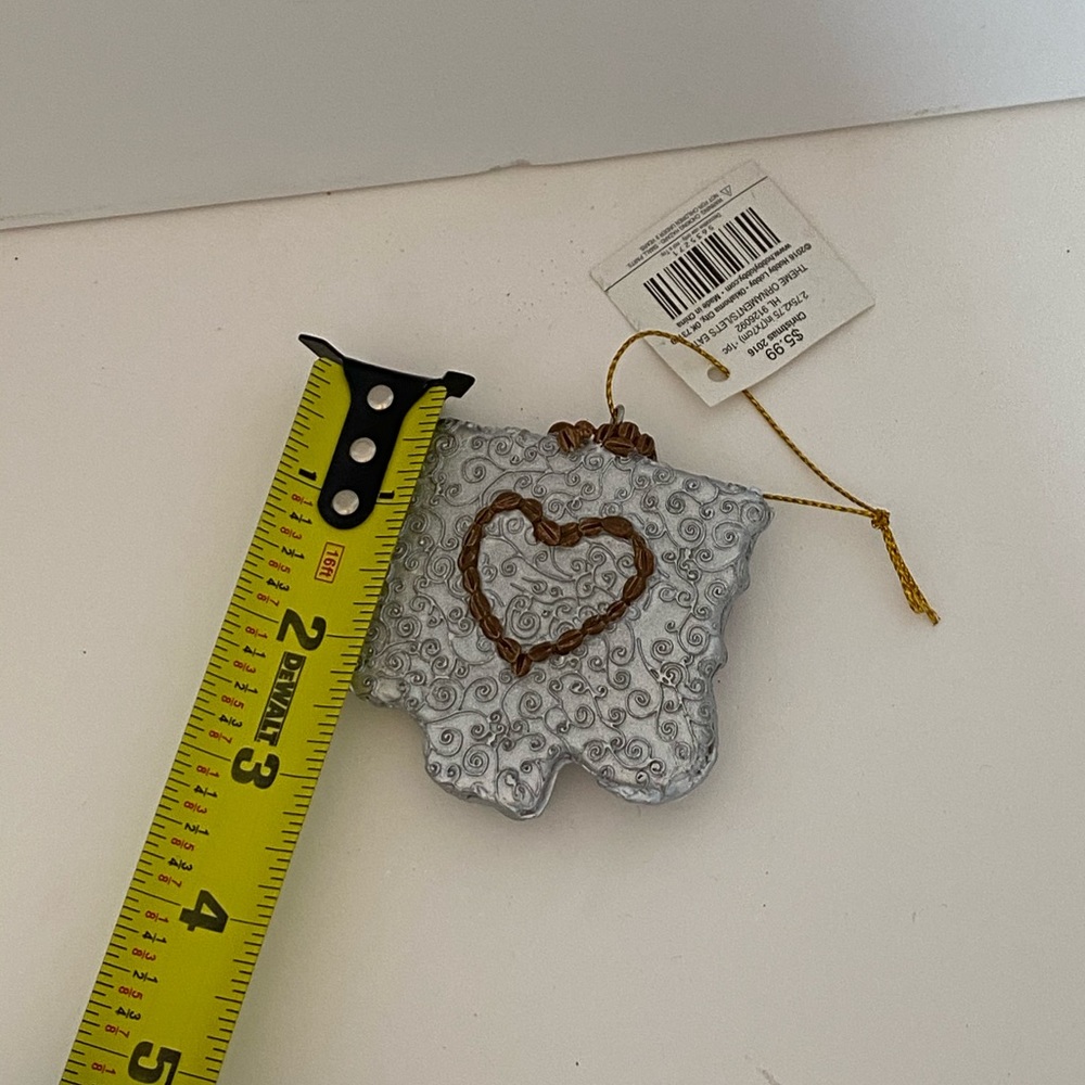 NWT Peace Love Coffee Holiday Ornament - Picture 4 of 5
